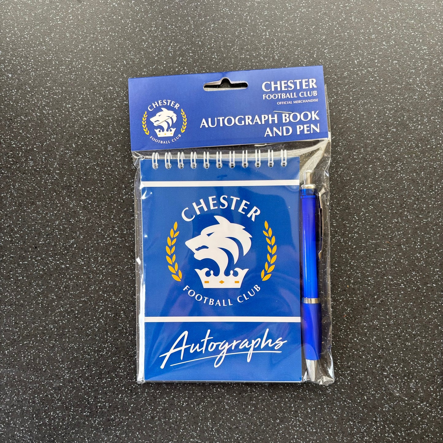 Chester FC Autograph Book & Pen