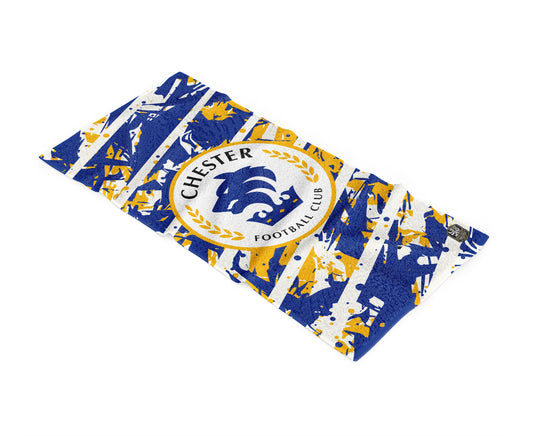 Chester FC Paint Splatter Beach Towel