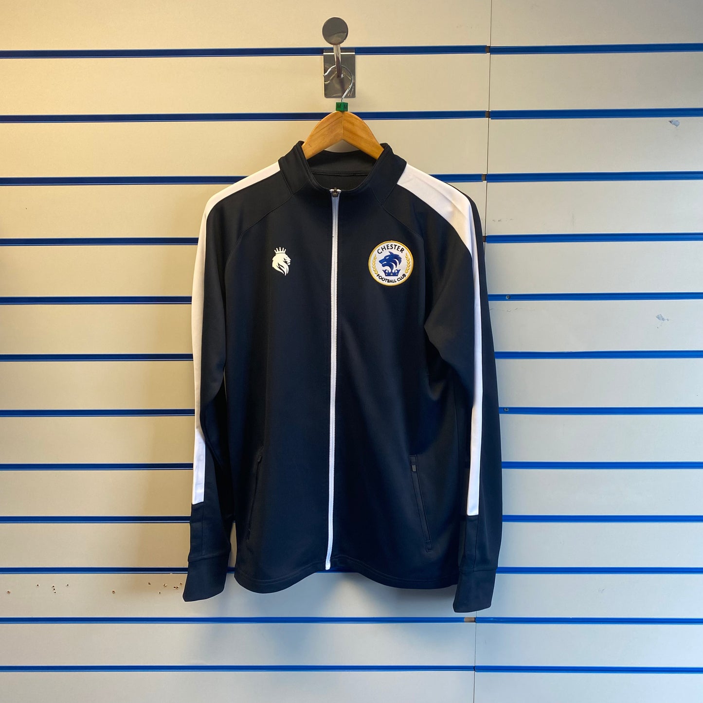 Adult Chester FC Training Full Zip 23/24 - Navy & White