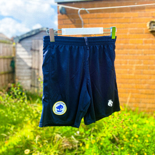 Adult Chester FC Training Shorts - Navy Blue