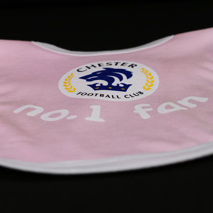 Chester FC Pink Baby Bib